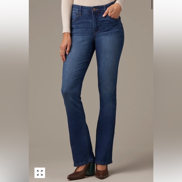 Wit & Wisdom Denim - WIT & WISDOM NWT blue brittany itty bitty boot cut jeans 14